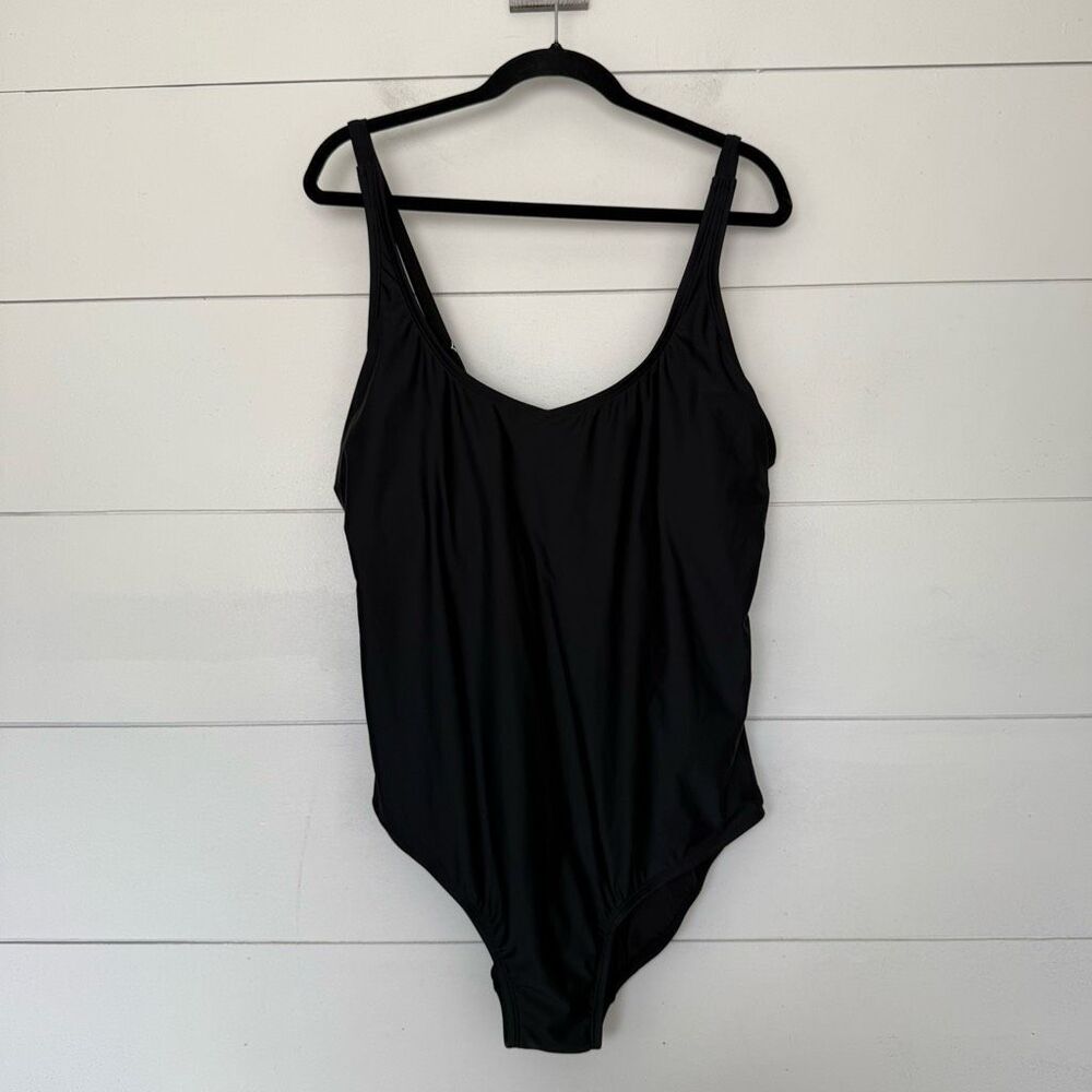 Roatan Women’s 1X Black One Piece Swim